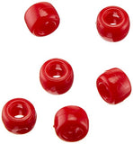 Pony Beads 06121-1-01 Bead Pony, 9 mm, Opaque Red