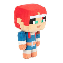 JINX Minecraft Dungeons Happy Explorer Valorie Plush Stuffed Toy, Multi-Colored, 7" Tall