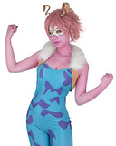 Miccostumes Women's Mina Ashido Cosplay Costume with Horn Hair Clips (S)