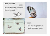 Dream Butterfly Decorative Adhesive Sticker, Craft Scrapbooking Sticker Set for Diary, Album, Notebook, Planner, 40 PCS