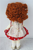 JD250 5-6inch 13-15CM Short Baby Curly Mohair Doll Wigs 1/8 Lati Yellow Doll Accessories (Carrot)