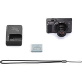 Canon PowerShot SX620 HS Digital Camera (Black) with 64GB SD Memory Card + Accessory Bundle