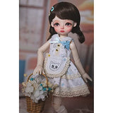 Fashion BJD Doll Full Set 1/6 Mini SD Doll 28cm Flexible Ball Jointed Dolls + Makeup + Clothes + Shoes + Wigs + Doll Accessories - Melissa