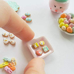 Dollhouse miniature Easter cookies 1:12