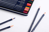 Giorgione 36Colored Professional Water-soluble colored pencils,Multi Colored Art Drawing Pencils in Bright Assorted Shades, Art Supplies for Coloring, Blending and Layering, Watercolor Techniques