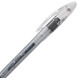 Pentel Sparkle Pop Metallic Gel Pen, (1.0mm) Bold Line, Black/Red Ink - K91-DA