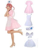 Cosplay.fm Women's Nurse Joy Cosplay Costume Outfit Pink Dress with Hat (S)