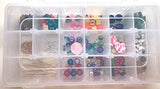 Make Your Own Pierced Earrings Jewelry Kids Kit-Supplies, Findings-Create Earrings: Beads, Hooks,