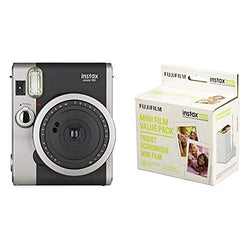 Fujifilm Instax Mini 90 Neo Classic Instant Film Camera and Instax Mini Instant Film Value Pack