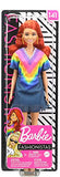 Barbie Fashionistas Doll with Long Red Hair Wearing Tie-Dye Fringe Dress, Golden Boots & Earrings, Toy for Kids 3 to 8 Years Old