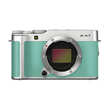 Fujifilm X-A7 Mirrorless Digital Camera w/XC15-45mm F3.5-5.6 OIS PZ Lens, Mint Green