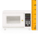 Odoria 1/12 Miniature Microwave Oven Dollhouse Kitchen Appliances Accessories, White