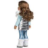 Adora Amazing Girls 18-inch Doll, "Ice Skating Ava" (Amazon Exclusive) Compatible With Most 18 Inch Doll Accessories And Clothing (218803)