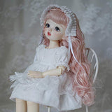 HMANE 6Pcs Set BJD Dolls Clothes for 1/6 BJD Dolls, White Princess Lace Dress Outfit Set Dollfie Dress Up (No Doll)