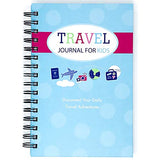 Travel Journal for Kids- Fun and Easy Way to Document Several Childhood Vacations in One Journal (Blue)