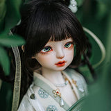 ZDD 50cm BJD Doll 1/4 Gentle Lady SD Dolls 19.68 Inch Jointed Girl Doll Resin Toy, with Clothes Shoes Wig Makeup (Ancient Attire Modeling)