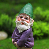 BARMI 4 Pack Miniature Gnomes Garden Decorations Garden Gnomes Outdoor Fairy Garden Gnomes Funny Gnomes Decor Gnome Ornaments Mini Gnome Figurines Gnome Gifts 4 Pack