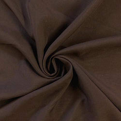 Solid Chiffon Fabric Polyester Dress Sheer 58'' Wide by The Yard All Colors FWD (Brown)