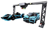 LEGO Speed Champions Formula E Panasonic Jaguar Racing Gen2 car and Jaguar I-PACE eTROPHY 76898 Building Kit (564 Pieces)