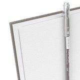 Arteza Sketch Book, 9x12-inch, Gray Drawing Pad, 100 Sheets, 68 lb 100 GSM, Hardcover Sketchbook, Spiral-Bound, Use with Pencils, Charcoal, Pens, Crayons & Other Dry Media