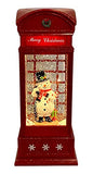 San Francisco Music Box Musical Lighted Snowman in a Phone Booth