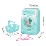 Coherny Mini Simulation Dollhouse Furniture Kitchen Toys Kids Children Play House Toy Washing Machine