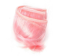 5cm100cm DIY High-temperature Wire pink Hair row for BJD / Blythe /Barbie Doll Wigs