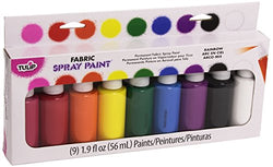 Tulip 29069 Fabric Spray Paint, 9-Pack
