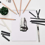 Sketching Drawing Set,33pcs Professional Artist Kit with Sketchbook,Complete Sketching,Charcoal Pencils and Tools,Ideal for Teens,Kids Adults,Artists,Beginners.(33pcs)