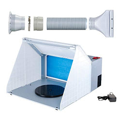 Master Airbrush Brand Lighted Portable Hobby Airbrush Spray Booth with LED Lighting for Painting