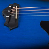 JOYMUSIC 6 String 38" Acoustic Guitar Kit,Blueburst,Gloss (JG-38C,BLS), Right