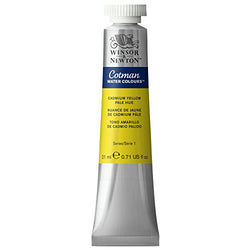 Winsor & Newton Cotman Water Colour Paint, 21ml tube, Cadmium Yellow Pale Hue