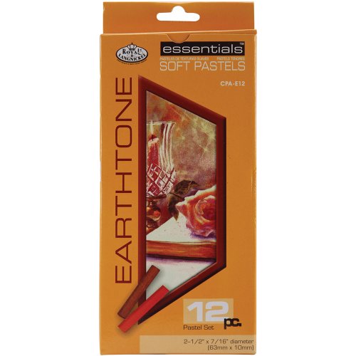 Royal & Langnickel Earth Tone Soft Pastels, 12-Piece