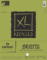 Canson C100510933 11" x 14" Recycled Bristol Pad (Fold Over)