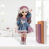 BJD Dolls Girl 12 Inch 1/6 SD Dolls with 13 Removable Joints for Doll Toys, Cute Doll Toy with Clothes and Shoes, Birthday Gift for Age 3 4 5 6 7 8 Year Old Girls (Duoduo)