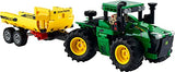 LEGO Technic John Deere 9620R 4WD Tractor 42136 Model Building Kit; A Project Designed for Kids Who Love Tractor Toys; Complete with Tipping Trailer; for Ages 8+ (390 Pieces)