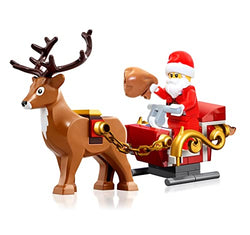 LEGO Holiday Mini Build - Santa Claus Minifigure with Mini Sleigh and Reindeer, A Great Present for Kids 10275 (41 Pieces) No Box