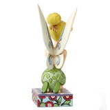 Disney Traditions by Jim Shore “Peter Pan” Tinker Bell Personality Pose Stone Resin Figurine, 4”