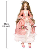 Diary Queen Fortune Days Original Design 18 inch Dolls(with Gift Box), Series 26 Joints Doll, Best Gift for Girls (Candice)