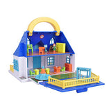 N\C Children's Playhouse Suitcase Toys Villa Castle Set Doll Houses for Boys and Girls