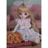 MEESock Sweet Girl BJD/SD Doll 1/6 Ball Jointed Body Cosplay Fashion Dolls, with Clothes Shoes Wig Makeup, Gift Collection Surprise New Year Gift