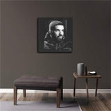 FINDEMO Drake, Scorpion? Art Music Album Poster Painting Canvas Art Poster and Wall Art Picture Print Modern Family Bedroom Decor Posters /0142 (Unframed,12x12 inch)