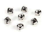 Darice Holiday Jingle Bells-Silver-7/8 inch-8 Pieces, 1 Pack