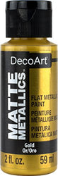 DecoArt Americana Acrylic Matte Metallics 2oz-Gold