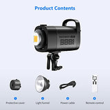 Neewer CB60 60W LED Video Light,Continuous LED Lighting with 5600K Daylight,CRI 97+,TLCI 97+,6500 Lux@1M,Bowens Mount and 2.4G Wireless Remote for Portrait,Wedding,Outdoor Shooting,YouTube Videos