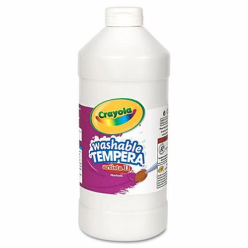 Artista II Washable Tempera Paint, White, 32 oz, Sold as 1 Each