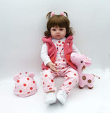 Kaydora Reborn Baby Doll Girl, 16 inch Soft Weighted Body, Cute Lifelike Handmade Silicone Doll