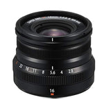 Fujinon XF16mm F2.8 R Weather Resistant Lens, Black
