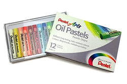 Pentel Round Stick Oil Pastels,12-count (3-Pack)