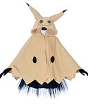 Miccostumes Women's Mimikyu Cosplay Cloak with Skirt Belt Gloves (S)